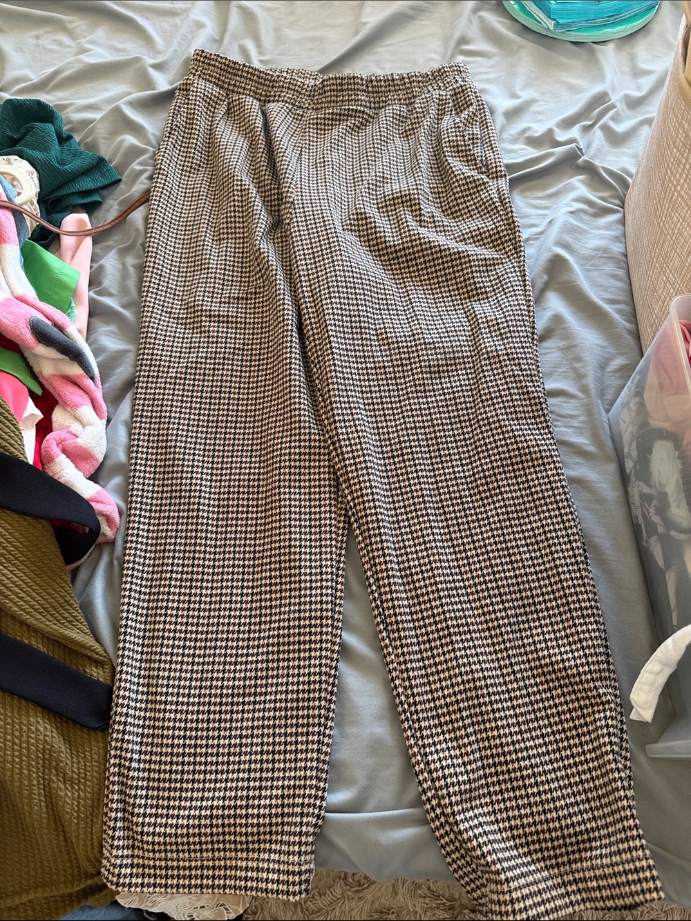 a new day Brown Houndstooth Men's Casual Pants